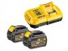 Zestaw zasilacjący DeWALT DCB118T2 szybka ładowarka DCB118 XR 18V + 2x DCB546 6.0Ah